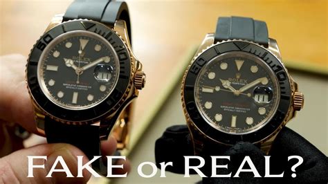 rolex yachtmaster rose gold real vs fake|yacht master vs rolex.